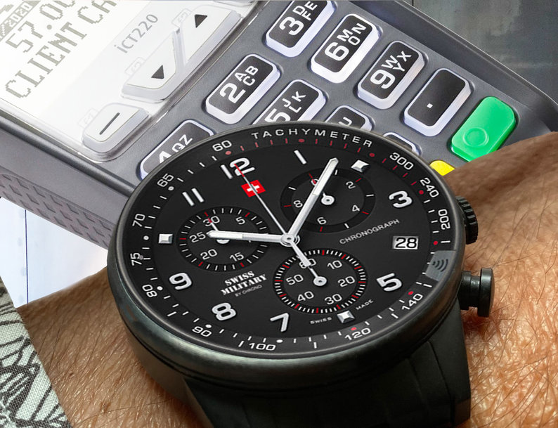 Analog wird smart: Saphirglas mit Bezahlchip von Infineon macht aus jeder Uhr ein kontaktloses Zahlungsmittel